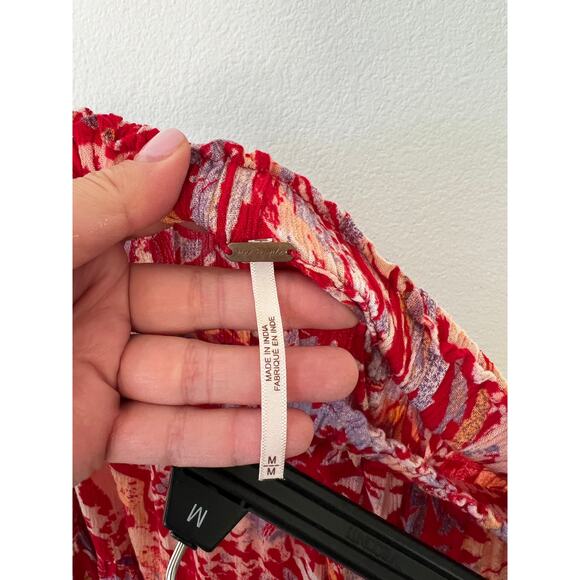 Free People Boho Chic Maxi skirt red size M - Picture 6 of 9